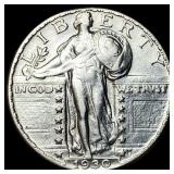 1930 Silver Standing Liberty Quarter CHOICE  BU