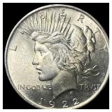 1922 Silver Peace Dollar UNCIRCULATED
