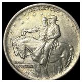 1925 Stone Mountain Silver Half Dollar CLOSELY UNC