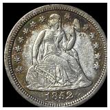 1852 Seated Liberty Dime NEARLY UNCIRCULATED