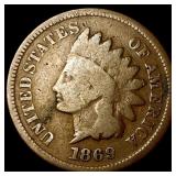 1869 Indian Head Cent NICELY CIRCULATED