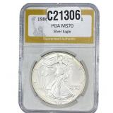 1986 Silver Eagle PGA MS70