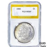 1900 Morgan Silver Dollar PGA MS64