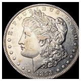 1893 Silver Morgan Dollar CHOICE AU