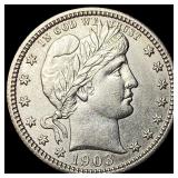 1903 Silver Barber Quarter UNCIRCULATED