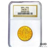 1894 $10 Gold Eagle NGC MS61