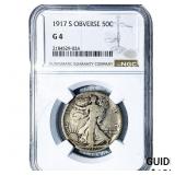 1917-S Walking Liberty Half Dollar NGC G4