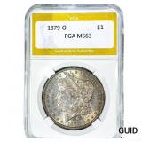 1879-O Morgan Silver Dollar PGA MS63