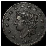 1830 Coronet Head Large Cent CLOSELY UNCIRCULATED