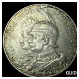 1901 Germany Silver 5 Mark