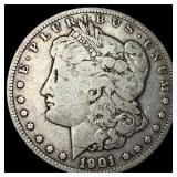 1901-S Silver Morgan Dollar LIGHTLY CIRCULATED