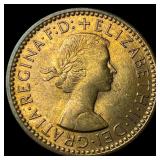 1956 Great Britain Bronze Farthing