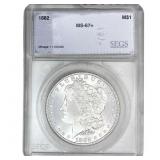 1882 Morgan Silver Dollar SEGS MS67+
