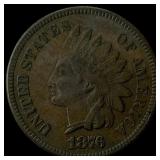 1876 Indian Head Cent NICELY CIRCULATED