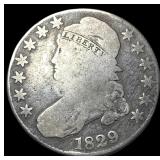 1829 Capped Bust Half Dollar NICELY  CIRCULATED