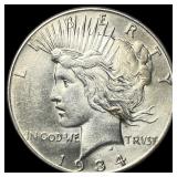 1934 Silver Peace Dollar HIGH GRADE