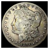 1892-S Silver Morgan Dollar LIGHTLY CIRCULATED