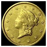 1852 Gold $1 Liberty Head Type 1 HIGH GRADE