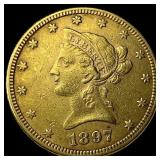 1897 Gold $10 Liberty Head Eagle UNCIRCULATED