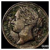 1878 Great Britaion Victoria Bronze 1/3 Farthing