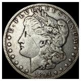 1894-O Silver Morgan Dollar LIGHTLY  CIRCULATED