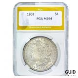 1903 Morgan Silver Dollar PGA MS64