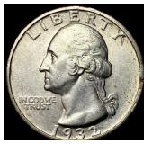1932-S Silver Washington Quarter UNCIRCULATED
