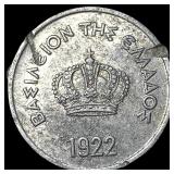 1922 Greece 10 Lepta