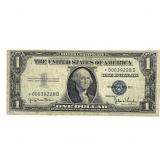 1935D $1 Silver Certificate Blue Note