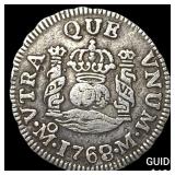 1764/7-M Mexico Charles III Silver 1/2 Real