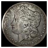 1894-O Silver Morgan Dollar NEARLY UNCIRCULATED