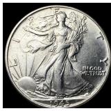 1945-S Silver Walking Liberty Half Dollar UNCIRCUL