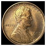 1909 V.D.B. Lincoln Wheat Cent CHOICE BU