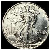 1943 Silver Walking Liberty Half Dollar CHOICE BU