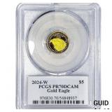 2024-W 1/10oz $5 Gold Eagle PCGS PR70 Ultra Cameo