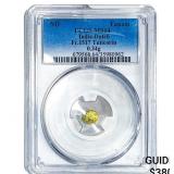 India-Dutch Gold .34g Fanam Fr.1517 Tuticorin PCG