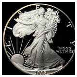 1988-S Silver American Eagle Proof $1 GEM PROOF