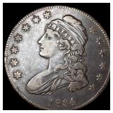 1834 Capped Bust Half Dollar NEARLY UNCIRCULATED