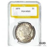 1879 Morgan Silver Dollar PGA MS65