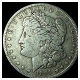 1891-O Silver Morgan Dollar NEARLY UNCIRCULATED