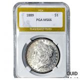 1889 Morgan Silver Dollar PGA MS66