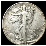 1938-D Silver Walking Liberty Half Dollar CLOSELY