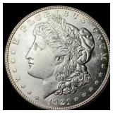 1921-D Silver Morgan Dollar CHOICE BU