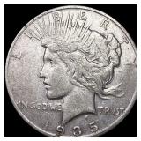 1935-S Silver Peace Dollar NEARLY  UNCIRCULATED