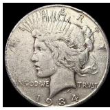 1934-S Peace Silver Dollar LIGHTLY CIRCULATED