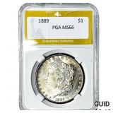 1889 Morgan Silver Dollar PGA MS66