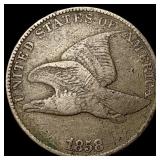 1858 Copper-Nickel Flying Eagle Cent ABOUT UNCIRCU