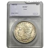 1890-CC Morgan Silver Dollar SEGS AU58*
