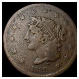 1839 Large Cent LIGHTLY CIRCULATED