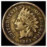 1863 Indian Head Cent LIGHTLY CIRCULATED
